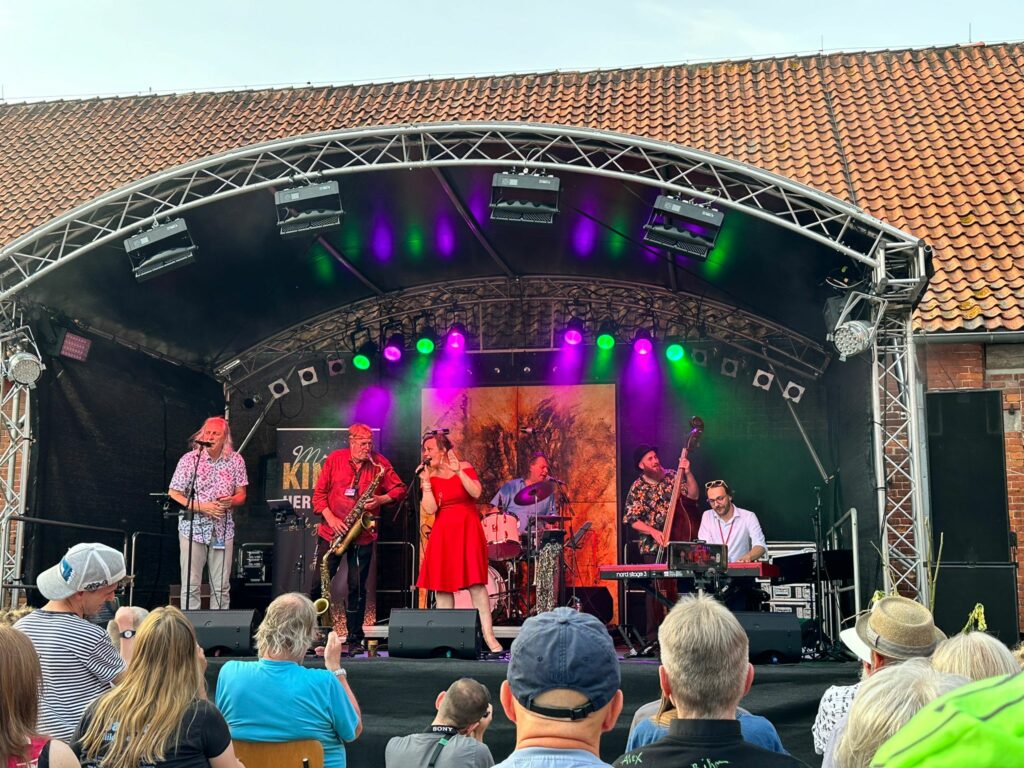 Aufforderung zum Tanz: Blues-Queen Mrs King alias Meike König und ihre Juwelen werden das 40. Bluesfestival am 6. September mit unwiderstehlichen Rhythmen eröffnen. Foto: Andreas Bock